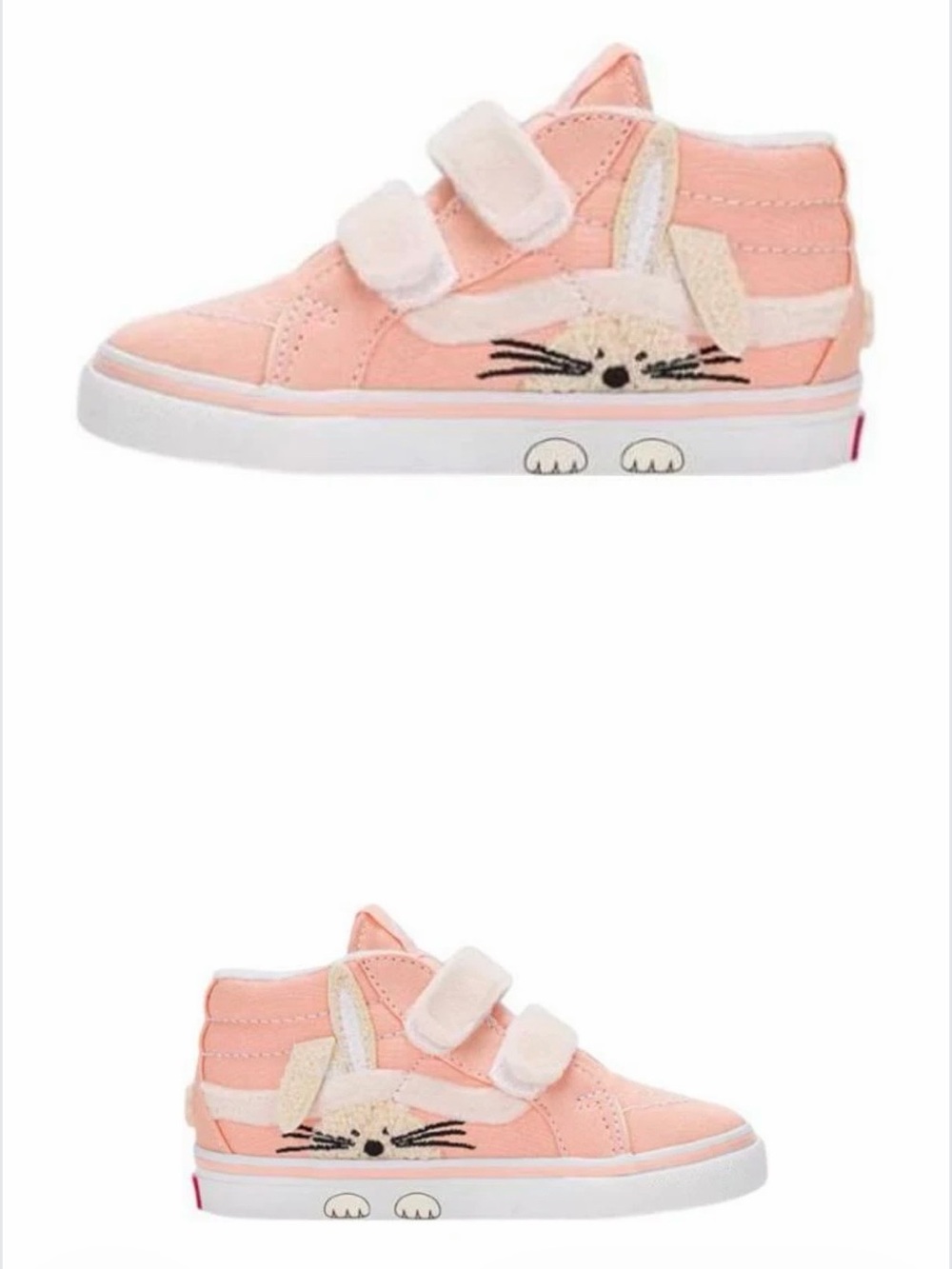 Vans Bunny Rabbit Pink High-Top Sneakers for Easter